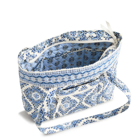 Small Original Vera Tote in Cambridge Blue Vera Bradley