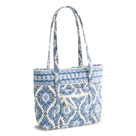 Small Original Vera Tote in Cambridge Blue Vera Bradley