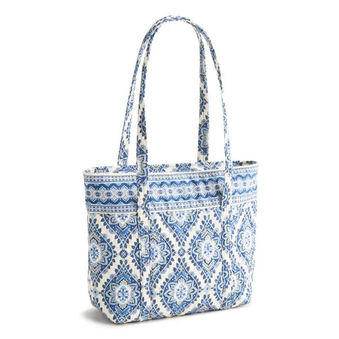 Small Original Vera Tote in Cambridge Blue Vera Bradley
