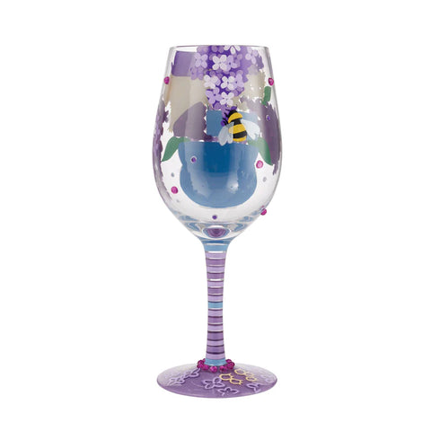 Best Grandma Ever Hand Painted Wine Glass Wine Glass Lolita   