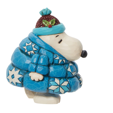 Snoopy Puffer Jacket Mini Figurine Jim Shore   