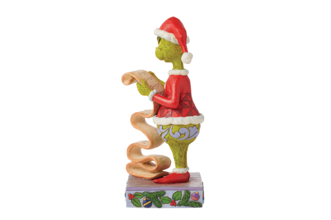 Grinch with Naughty and Nice List Figurine Enesco   