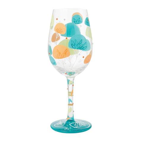 My Mom My Friend Hand Painted Wine Glass Wine Glass Lolita   