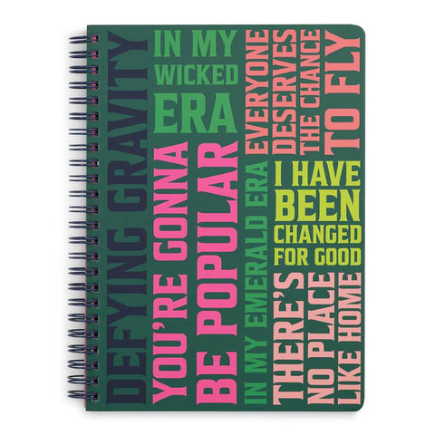 Wicked Word Art Mini Notebook Notebook Lifeguard Press