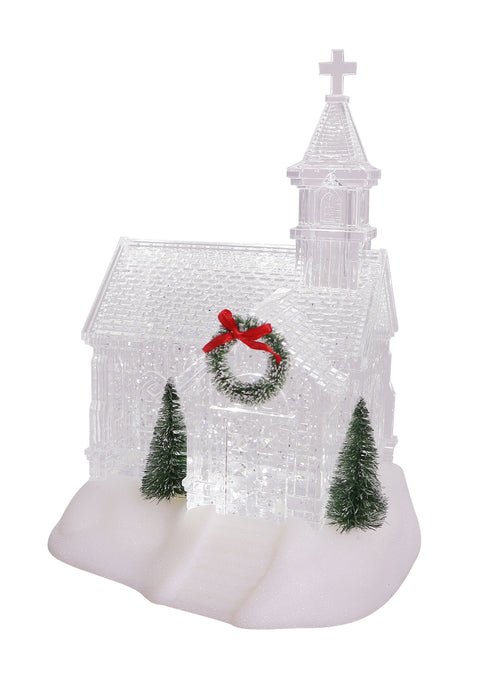 9.5" Christmas Church Glitter Lantern Glitter Lantern Opportunities   