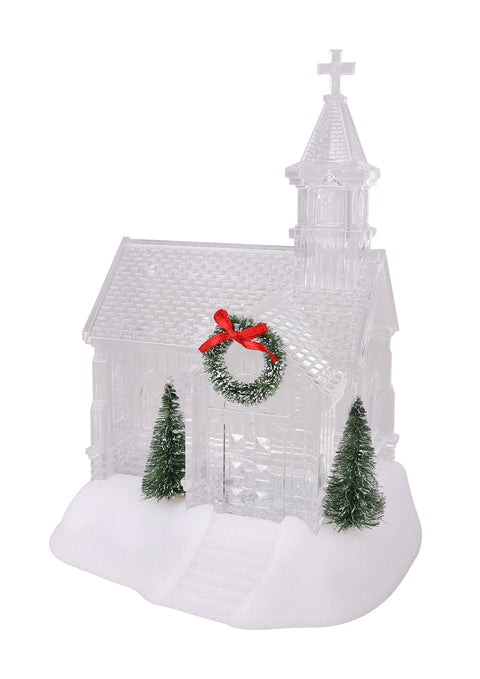 9.5" Christmas Church Glitter Lantern Glitter Lantern Opportunities   