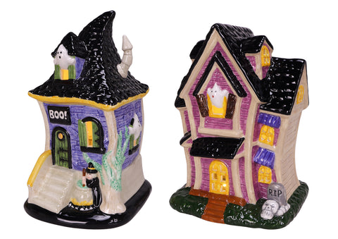 7.5" LED Ceramic Halloween Haunted House Décor Opportunities   