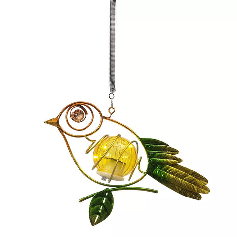 Solar Hanging Garden Friend - Yellow Bird Gerson