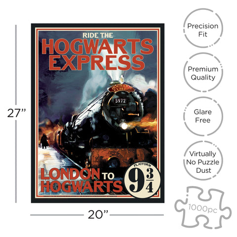 Harry Potter Hogwarts Express 1000 Piece Jigsaw Puzzle  Aquarius Puzzles   