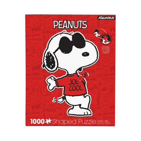 Peanuts Joe Cool Shaped 1000 Piece Jigsaw Puzzles  Aquarius Puzzles   