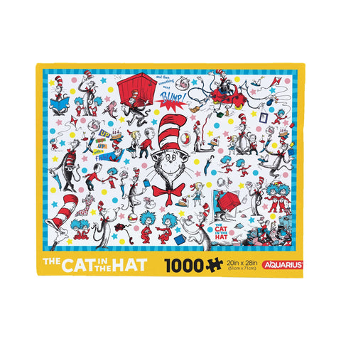 The Cat in the Hat 1000 Piece Jigsaw Puzzle  Aquarius Puzzles   