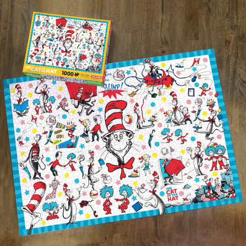 The Cat in the Hat 1000 Piece Jigsaw Puzzle  Aquarius Puzzles   