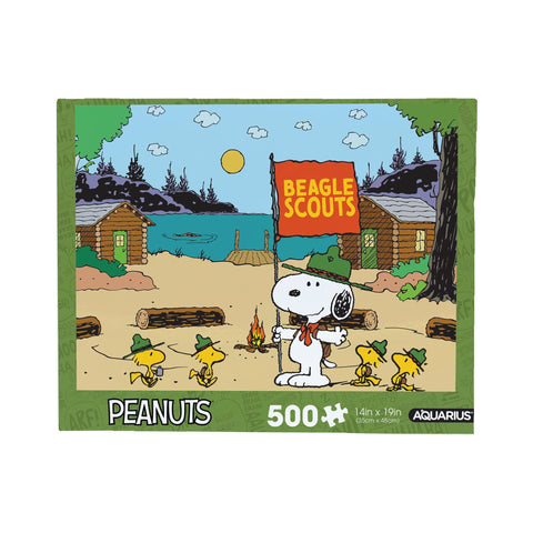 Peanuts Beagle Scouts 500 Piece Jigsaw Puzzle  Aquarius Puzzles   