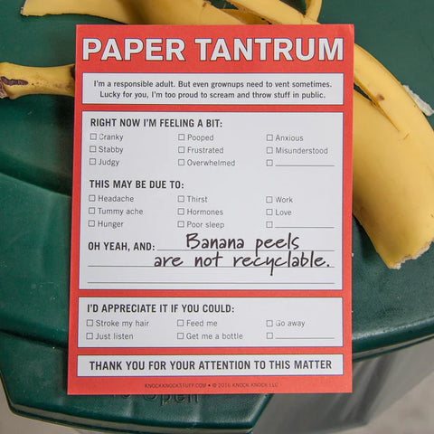 Paper Tantrum Nifty Note Pad  Knock Knock   