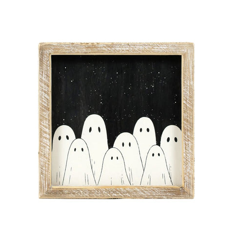 Reversible Halloween Frame Sign Halloween Décor Adams & Co   