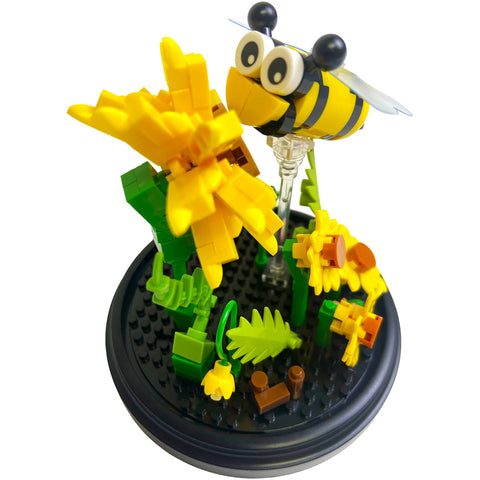 Botanical Blocks - Honey Bee Streamline Imagined