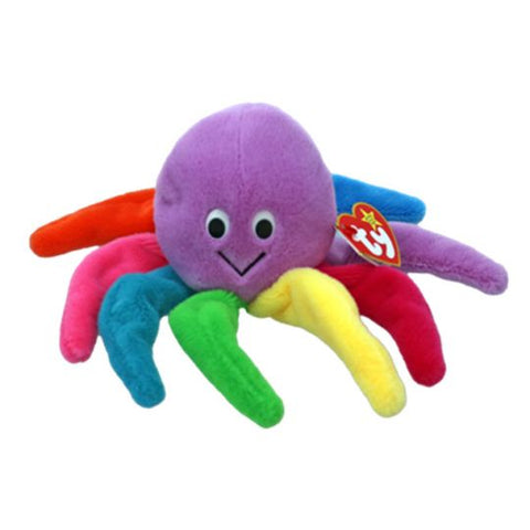 Blinky Octopus Beanie Baby Plush TY   