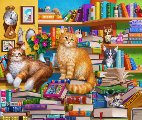 Bookshop Cats Puzzle  Springbok   