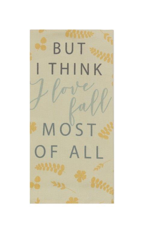 Love Fall Kitchen Towel Towel Duke Imports   