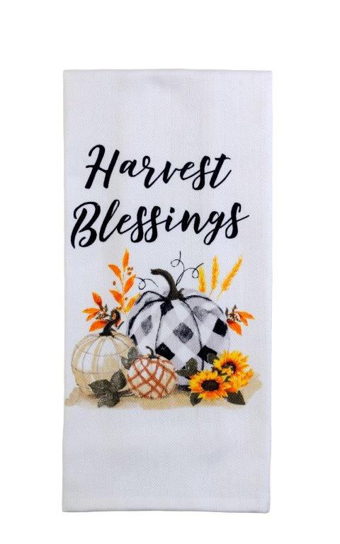 Harvest Blessing Kitchen Towel Towel Duke Imports   