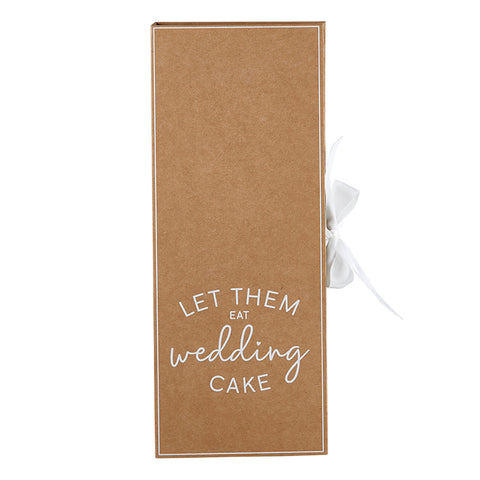 Cake Server Book Box - Let Them Eat Wedding Cake  Santa Barbara Design Studio   