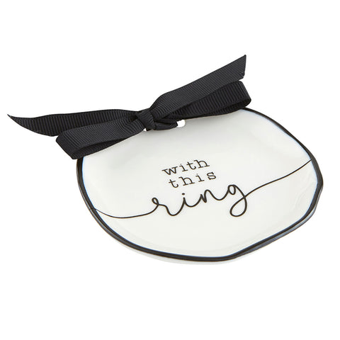 Ring Bearer Dish - With This Ring  Santa Barbara Design Studio   