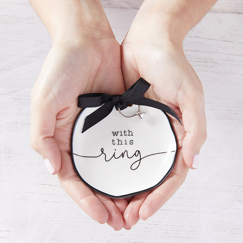 Ring Bearer Dish - With This Ring  Santa Barbara Design Studio   