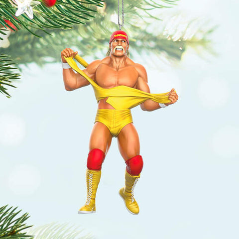 WWE Hulk Hogan 2024 Hallmark Keepsake Ornament Hallmark Keepsake Ornament Hallmark   