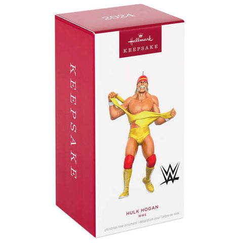 WWE Hulk Hogan 2024 Hallmark Keepsake Ornament Hallmark Keepsake Ornament Hallmark   