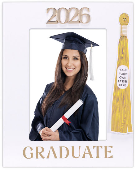 5X7 2026 Graduation Frame 2026 with White Tassel Malden
