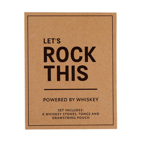 Whiskey Stones Book Box - Let's Rock This  Santa Barbara Design Studio   