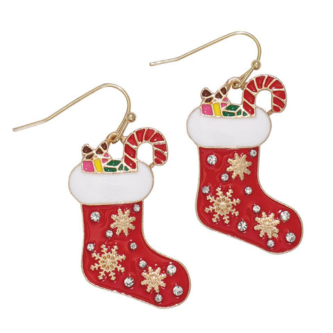 Stuffed Stockings Earrings Earrings Periwinkle   