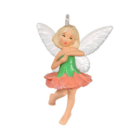 Mini Cute Carnation Fairy 2024 Hallmark Keepsake Ornament, 1.12" Hallmark Keepsake Ornament Hallmark   