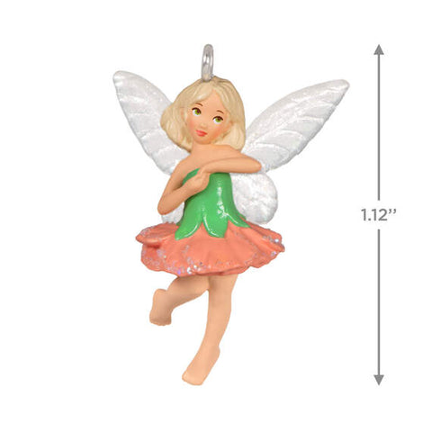 Mini Cute Carnation Fairy 2024 Hallmark Keepsake Ornament, 1.12" Hallmark Keepsake Ornament Hallmark   