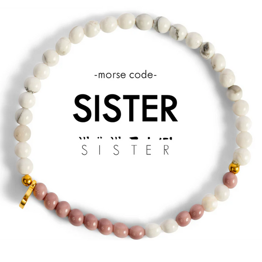 Sister Morse Code Bracelet Bracelet ETHICGOODS   