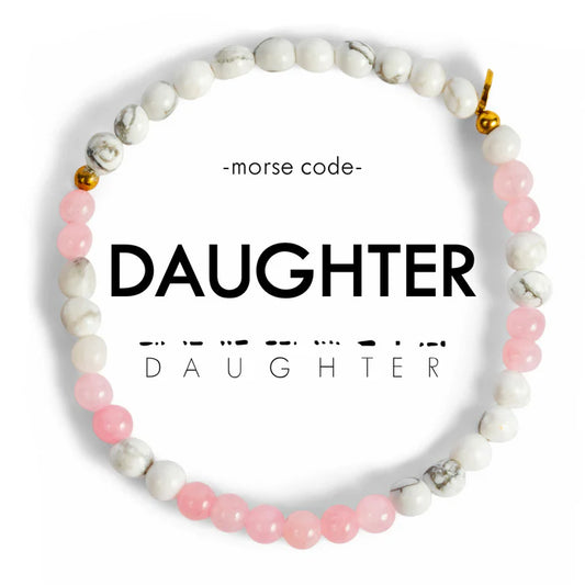 Daughter Morse Code Bracelet Bracelet ETHICGOODS   