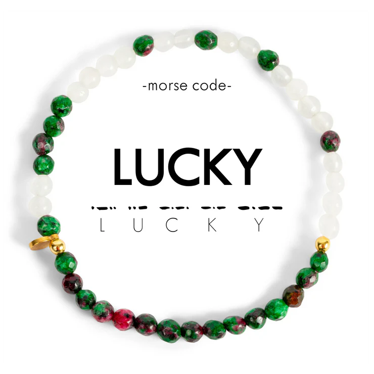 Lucky Morse Code Bracelet Bracelet ETHICGOODS   