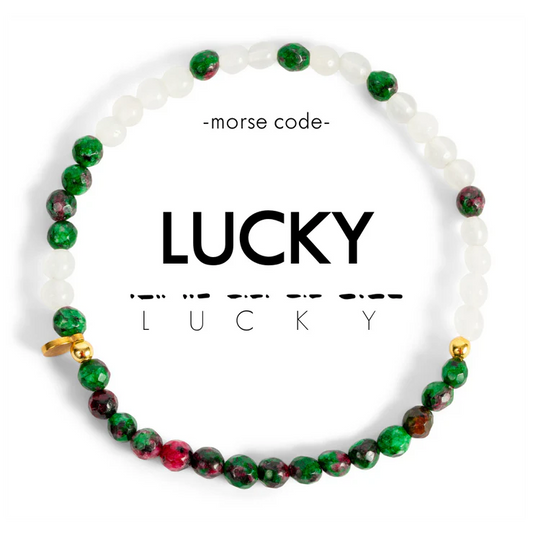 Lucky Morse Code Bracelet Bracelet ETHICGOODS   