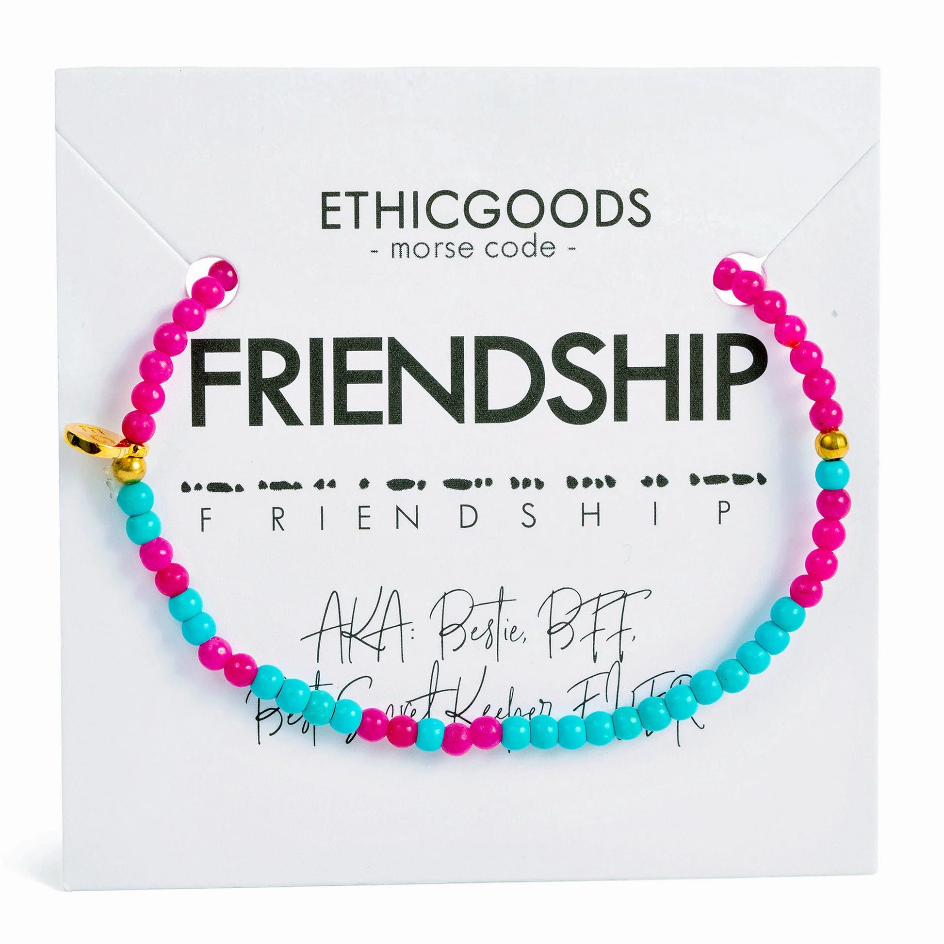Friendship Morse Code Bracelet Bracelet ETHICGOODS   
