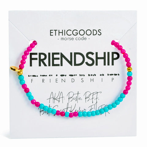 Friendship Morse Code Bracelet Bracelet ETHICGOODS   
