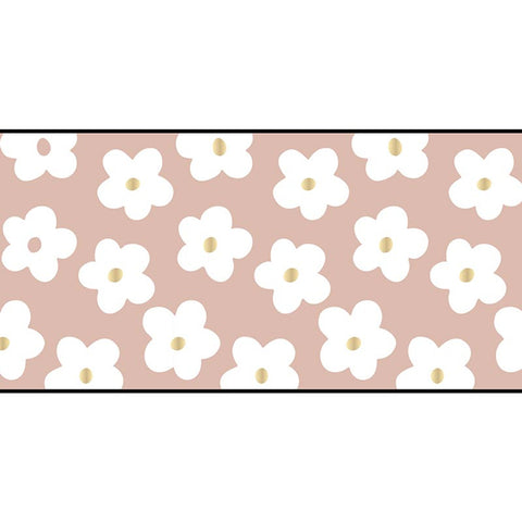 Paper Table Runner - Pink Flower Table Runner Santa Barbara Design Studio   