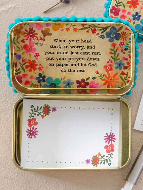Tin Prayer Box - Always Remember Natural Life