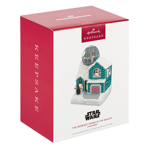 Star Wars™ The Merriest House in the Galaxy Musical Tabletop Decoration With Light Hallmark Keepsake Ornament Hallmark   