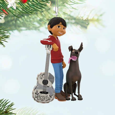 Disney/Pixar Coco Miguel and Dante 2024 Hallmark Keepsake Ornament Hallmark Keepsake Ornament Hallmark   