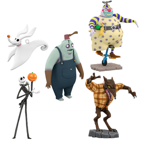 Disney Tim Burton's The Nightmare Before Christmas Citizens of Halloween Town 2024 Hallmark Keepsake Ornaments, Set of 5 Hallmark Keepsake Ornament Hallmark Default Title  