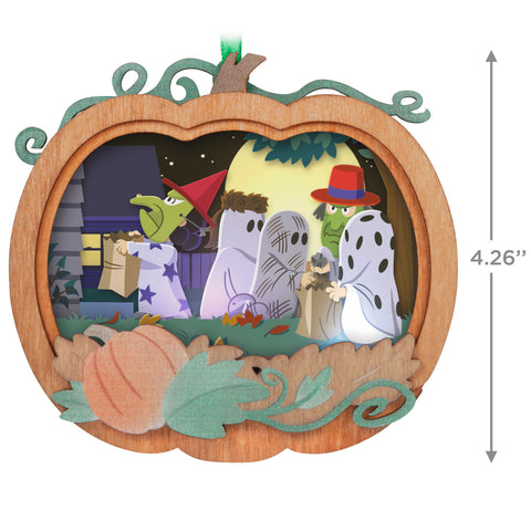 The Peanuts® Gang It's the Great Pumpkin, Charlie Brown Papercraft 2024 Hallmark Keepsake Ornament With Light Hallmark Keepsake Ornament Hallmark   