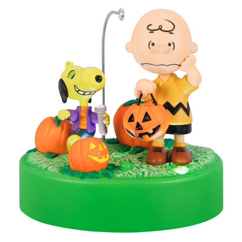 The Peanuts® Gang Trick-or-Treating Pals 2024 Hallmark Keepsake Ornament With Light and Sound Hallmark Keepsake Ornament Hallmark Default Title  