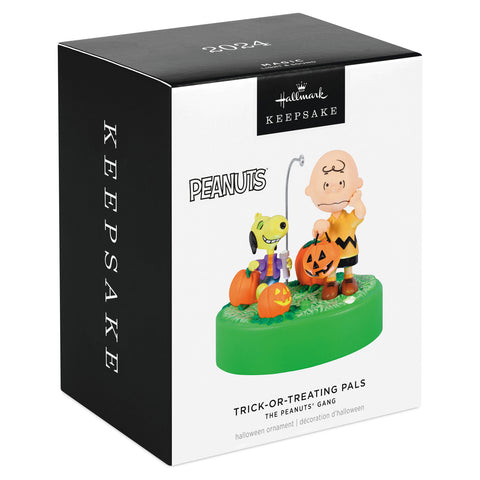 The Peanuts® Gang Trick-or-Treating Pals 2024 Hallmark Keepsake Ornament With Light and Sound Hallmark Keepsake Ornament Hallmark   