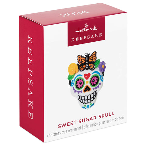 Mini Sweet Sugar Skull 2024 Hallmark Keepsake Ornament, 1.37" Hallmark Keepsake Ornament Hallmark   