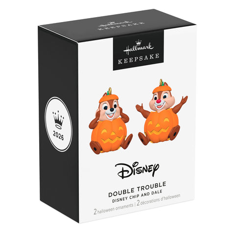 Hallmark Disney Chip 'N Dale Double Trouble Ornaments, Set of 2 Hallmark